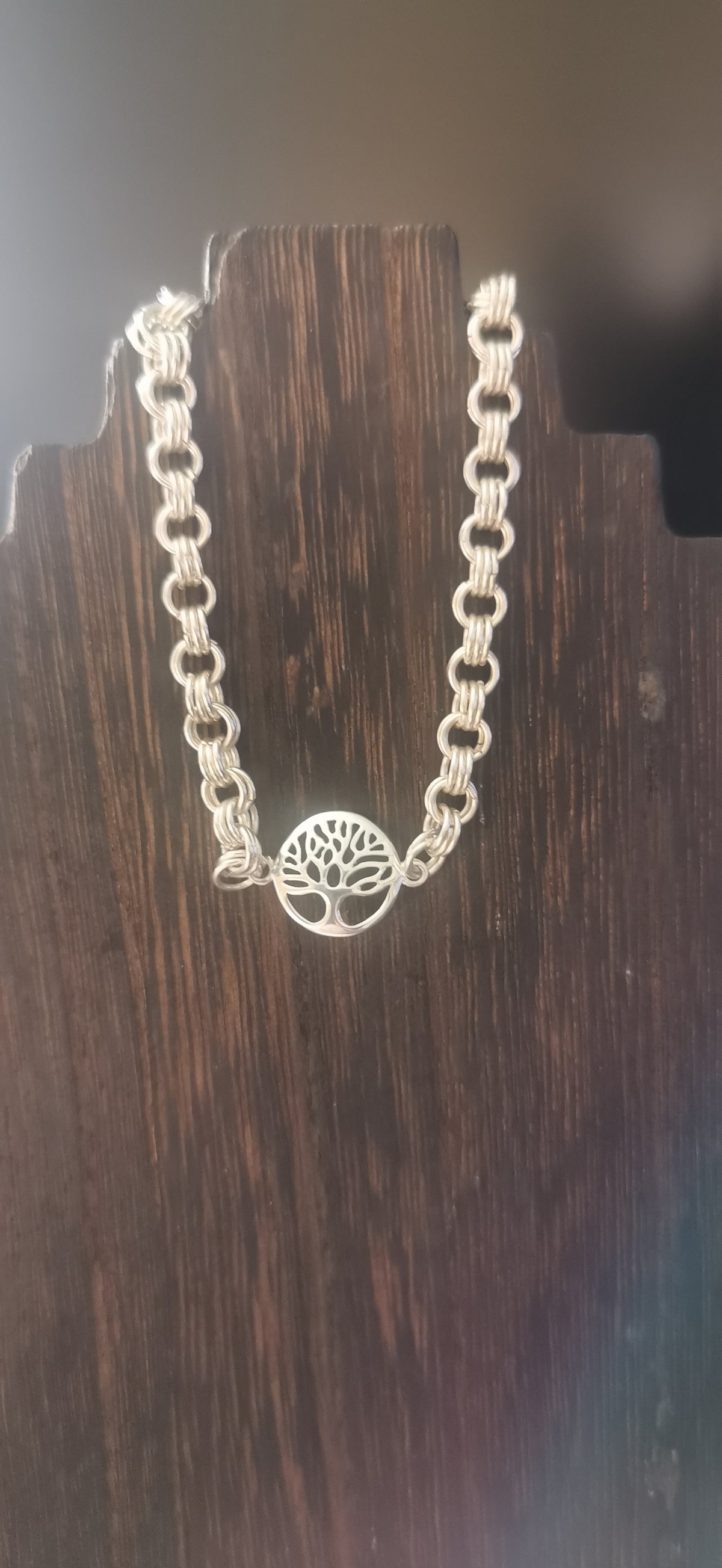 Celtic Tree of Life Sterling Silver Bracelet | Handcrafted in Ireland – 7 Inch